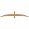 Ekena Millwork Bellingham Timber Gable Bracket, Western Red Cedar, 96"W x 20"H x 3 1/2"D x 5 1/2"F, 5/12 Pitch GBW096X20X0406BEL00SWR - alternate 1